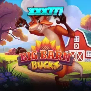 Tampilan visual slot Big Barn Bucks dengan latar belakang peternakan